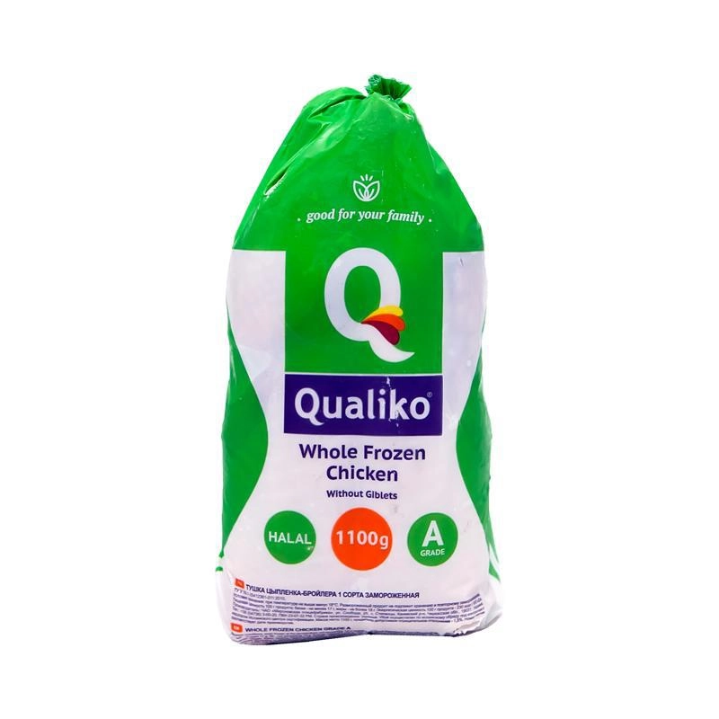 Pui grill intreg Qualiko punga 1,1kg